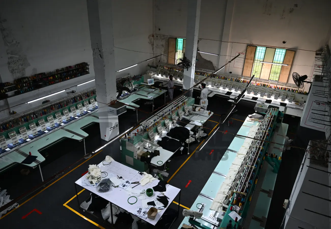 embroidery department