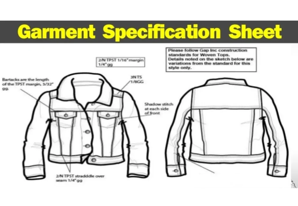 Garment Spec Sheet